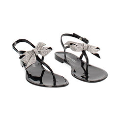 Sandali mare donna neri in PVC, Primadonna, 254740605PVNERO036, 003 preview