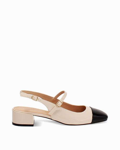 ZAPATOS CHANEL SINTETICO CHAROL PANN, CREAM