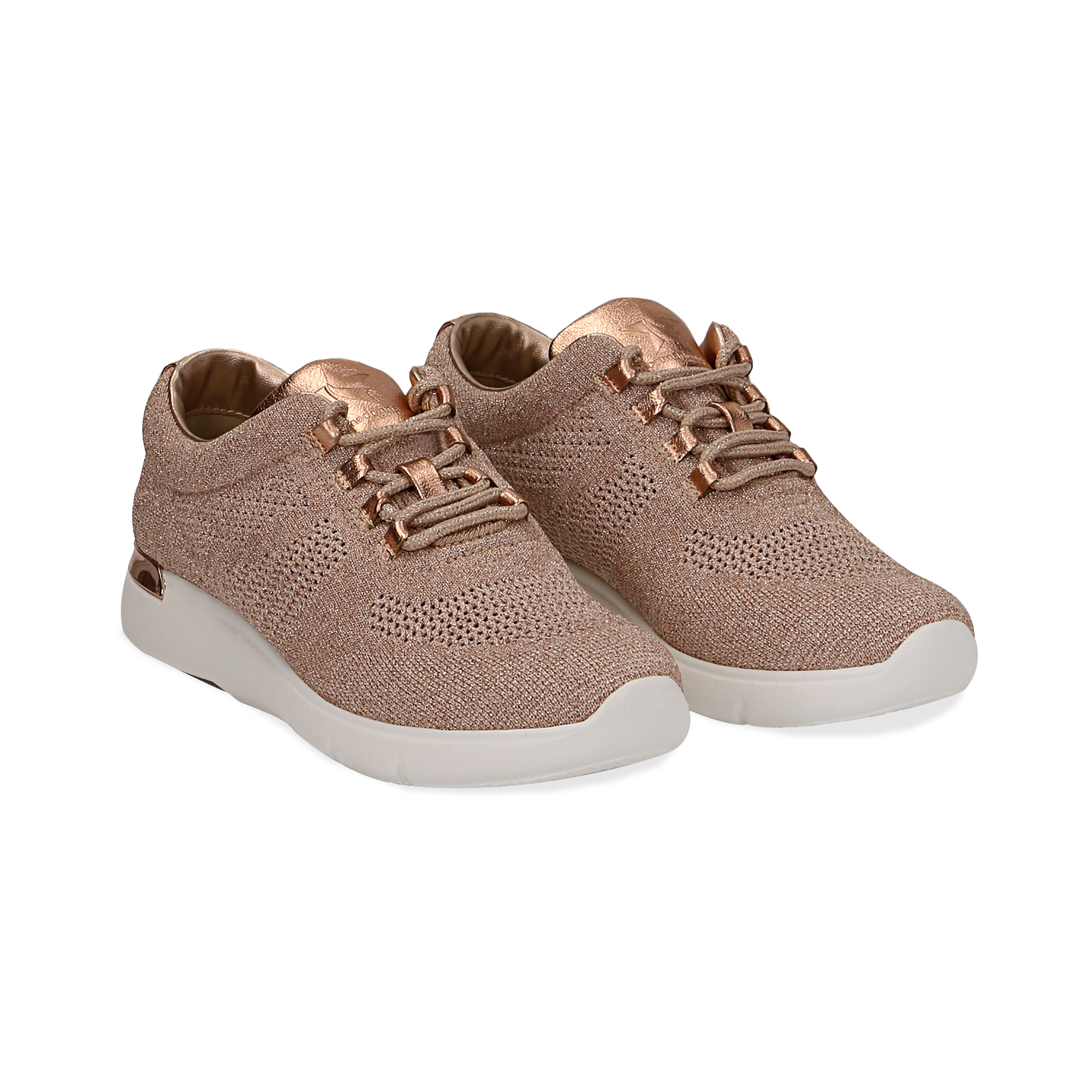 Sneakers rosa in tessuto glitter | Primadonna Collection