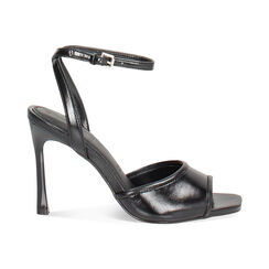 Sandali con tacco in sintetico lucido neri, Primadonna, 26M707350EUNERO035, 001 preview