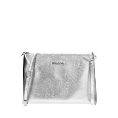 Pochette femme argent en laminé, Primadonna, 255125738LMARGEUNI, 001a