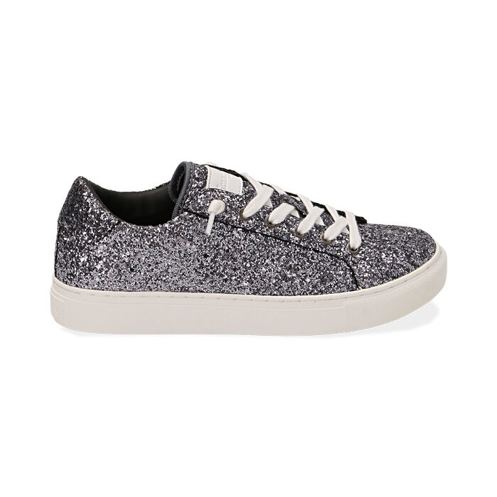 Sneakers glitter nere clearance