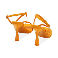 Sandali arancio, tacco 9,5 cm, Primadonna, 214912902EPARAN036, 003 preview