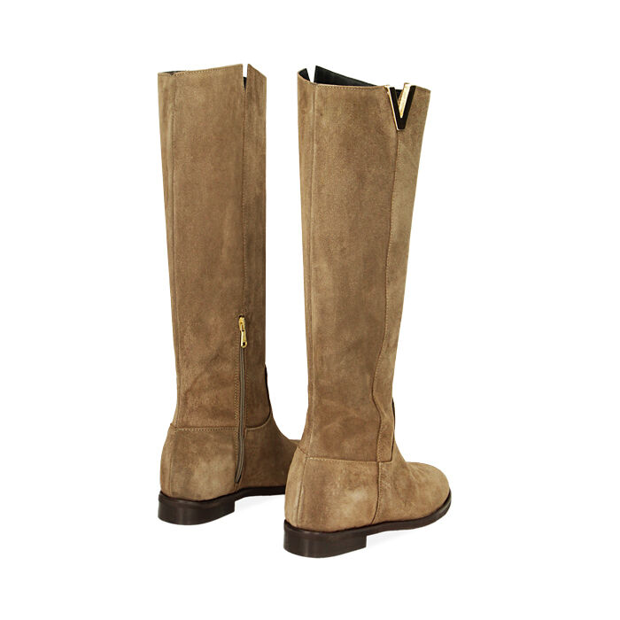 Stivali con zeppa primadonna top
