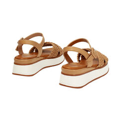 Compensées femme camel tressées, Primadonna, 254991701EICAME035, 004 preview