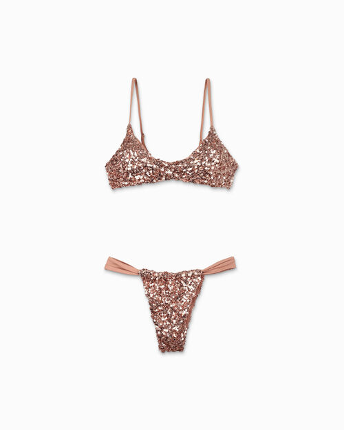 ABBIGLIAMENTO BIKINI PAILETTES NUDE, 