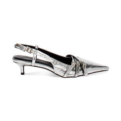Décolleté slingback argenté élégantes, Primadonna, 244945802LMARGE037, 001 preview