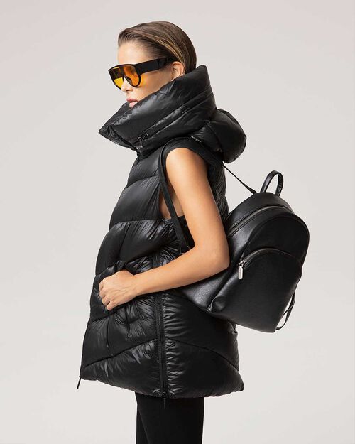 SACS  SYNTHETIQUE CUIR NERO, BLACK