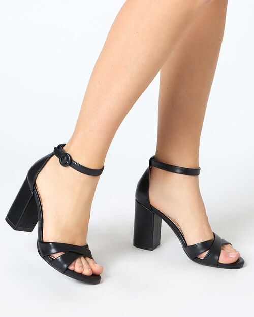 WOMEN SHOES SANDAL SYNTHETIC NERO, BLACK