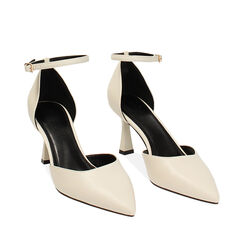 Décolleté open shank panna, tacco 7,5 cm, Primadonna, 244909202EPPANN037, 002a