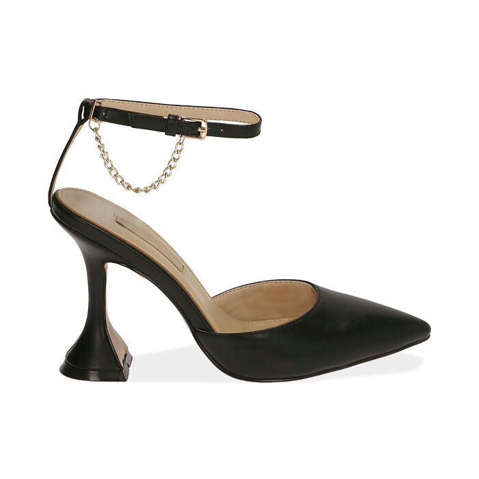 Slingback nere, tacco 10 cm | Primadonna Collection