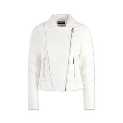 Giubbino donna bianco modello chiodo, Primadonna, 256500462EPBIANL, 004 preview