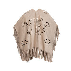 Poncho beige dal fascino avvolgente, Primadonna, 27B480301MFBEIGUNI, 003 preview