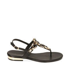 ZAPATOS FLAT SINTETICO NERO, Primadonna, 214909918EPNERO035, 001a