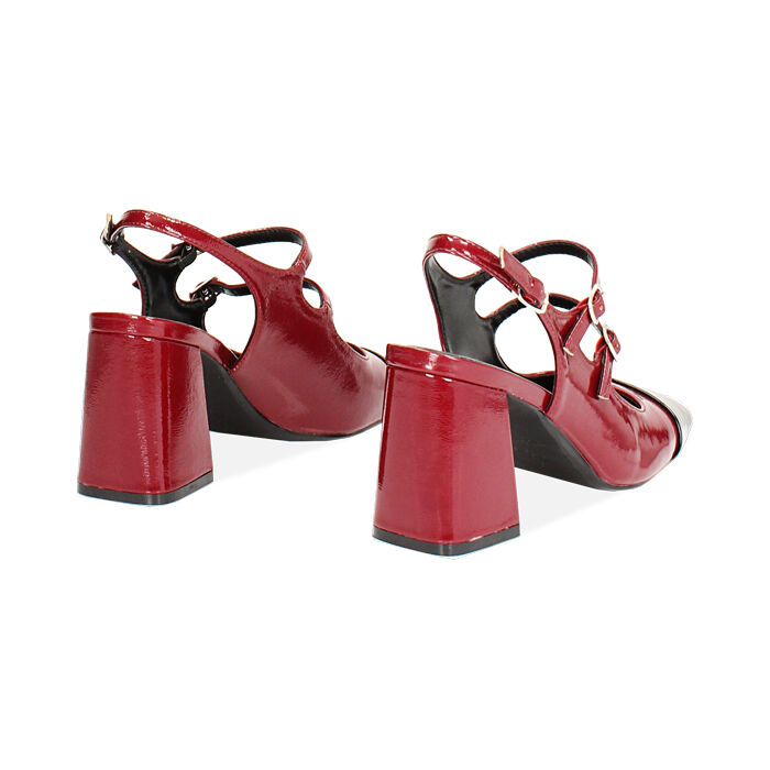 Décolleté slingback bordeaux| Collection Primadonna Collection