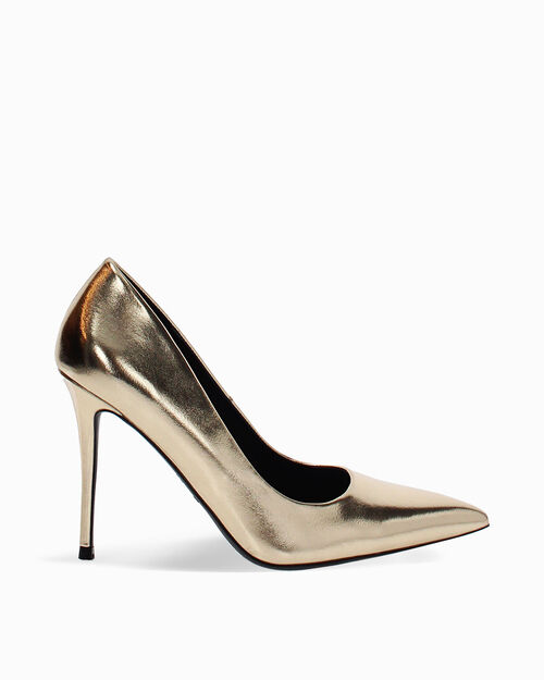 D&eacute;collet&eacute; oro tacco 10 cm, GOLD