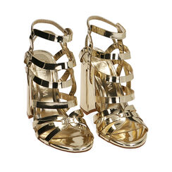 ZAPATOS SANDALIA ESPEJO OROG, Primadonna, 192111007SPOROG036, 002a