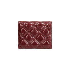 Portefeuille bordeaux en matériau brillant, Primadonna, 265702429EUBORDUNI, 003 preview