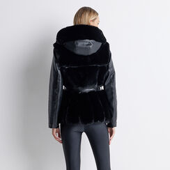 ABBIGLIAMENTO PELLICCIA FUR NERO, Primadonna, 228502310FUNEROL, 002a