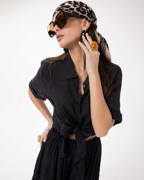 Coordinato mare nero eleganza minimal, BLACK