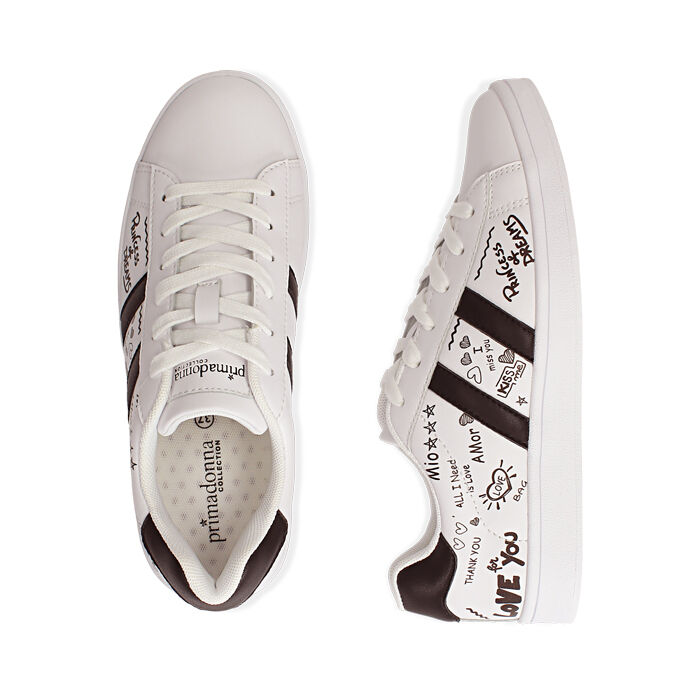 sneakers con scritta love