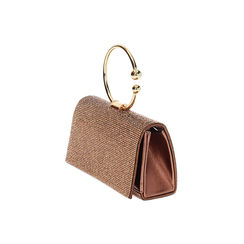 Mini sac femme cuivre en laminé avec pierres, Primadonna, 255102425LPRAMEUNI, 003 preview