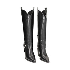 Stivali texani neri, Primadonna, 233086308EPNERO035, 002 preview