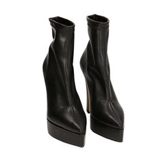 Ankle boots neri platform, tacco 12,5 cm, 21N218612EPNERO036, 002a