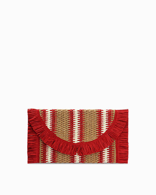 BORSA MARE POCHETTE PAGLIA ROSS, 