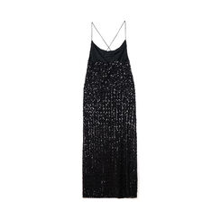 Vestito in paillettes nere con dettagli scintillanti, Primadonna, 26C925059PLNEROL, 003 preview