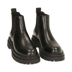 Chelsea boots neri, tacco 5 cm , Primadonna, 200611251EPNERO036, 002 preview