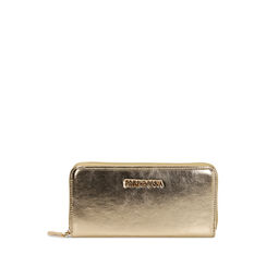 Portafogli laminato oro, Primadonna, 215122519LMOROGUNI, 001a