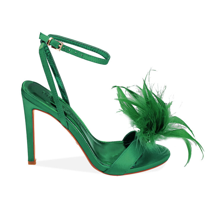 Sandali eleganti verde best sale smeraldo