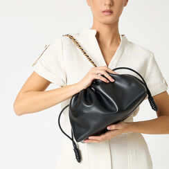 Borsa a spalla donna nera, Primadonna, 255126321EPNEROUNI, 002a