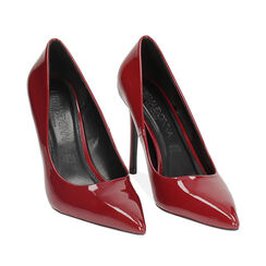 Décolleté cherry in vernice, tacco 10,5 cm, Primadonna, 242102001VECHER041, 002a
