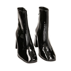 CALZATURA TRONCHETTI SINTETICO VERNICE N, Primadonna, 224982206VENERO038, 002a