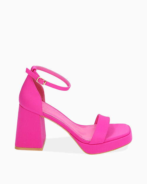 ZAPATOS SANDALIA LYCRA FUCS