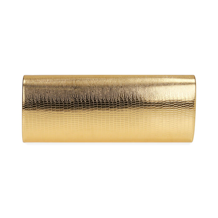 Pochette femme or imprimé vipère | Primadonna Collection