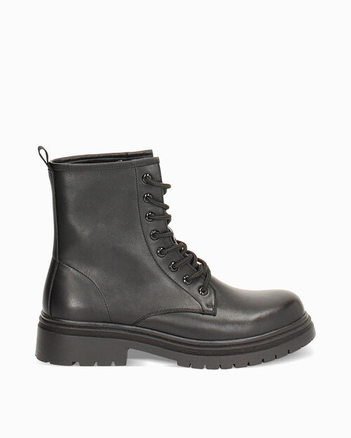 WOMEN SHOES BIKERS SYNTHETIC NERO, BLACK