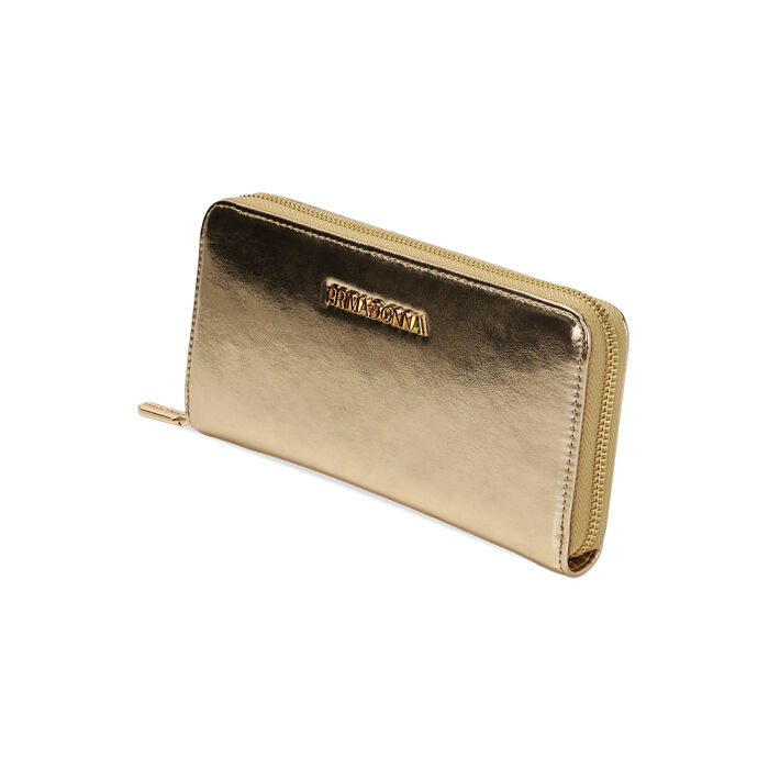 Portafogli donna laminato oro Primadonna Collection