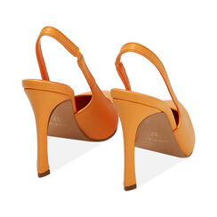 Décolleté slingback arancio, tacco 11 cm, Primadonna, 21M863692EPARAN036, 003 preview