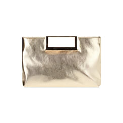 Pochette donna oro in laminato, Primadonna, 255126258LMOROGUNI, 004 preview