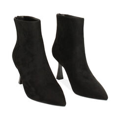 Tronchetto nero, tacco 7,5 cm, Primadonna, 244909281MFNERO035, 002a