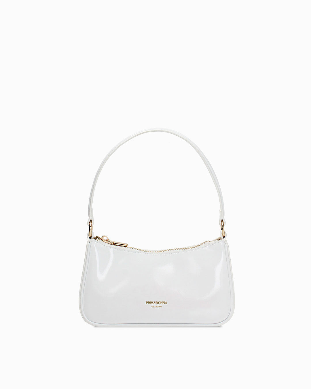 Mini bag bianca con tracolla removibile