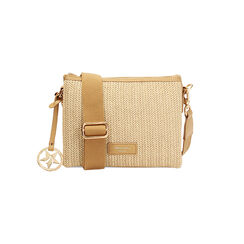 Pochette donna beige in raffia, Primadonna, 255701424RFBEIGUNI, 001 preview