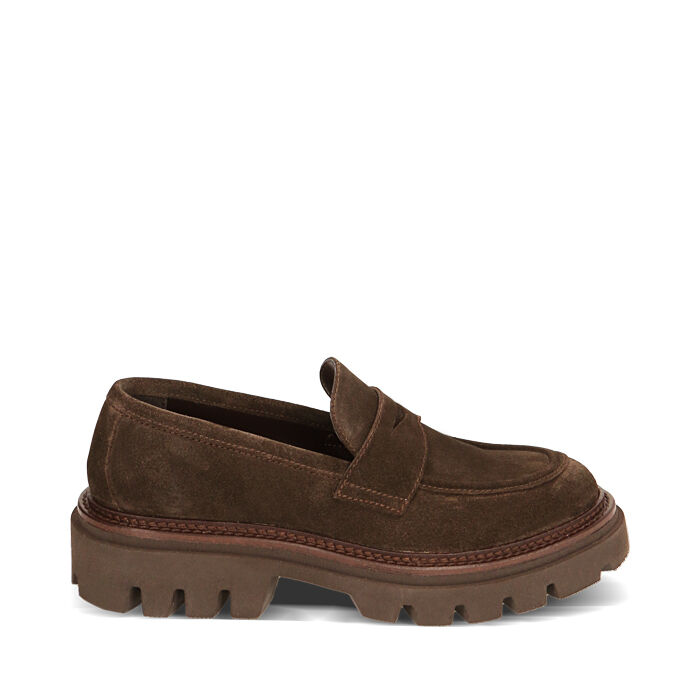 Mocassins pour femmes a talon en cuir chaussures a lacets femme
