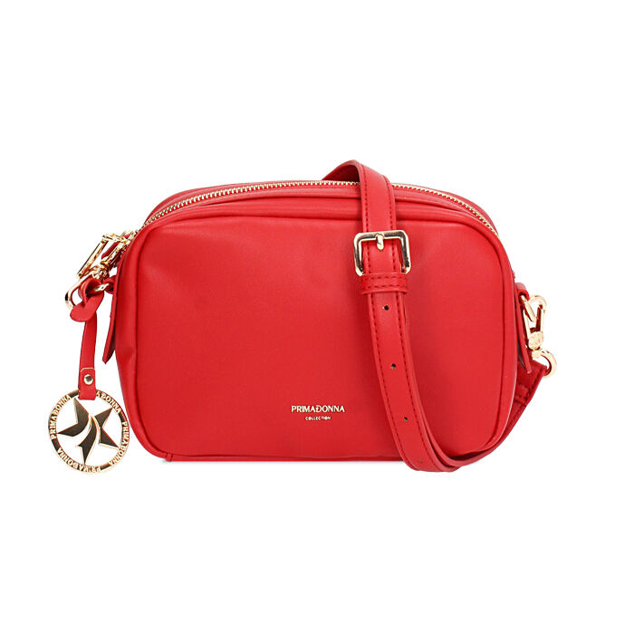 Borsa a tracolla donna rossa, Primadonna, 255705312EPROSSUNI