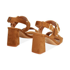 Sandales cognac avec talon de 7,5 cm, Primadonna, 274961307MFCOGN035, 004 preview