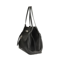 Borsa a spalla nera da donna, Primadonna, 265704719EPNEROUNI, 003 preview