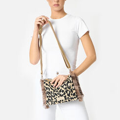 Trousse femme léopard en tissu, Primadonna, 252324537TSLEOPUNI, 002a
